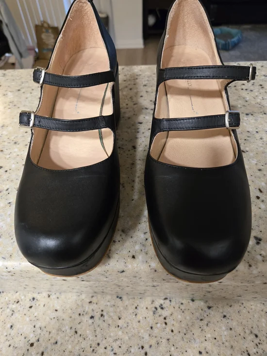 INTENTIONALLY BLANK Over Time Platform Mary Jane Block Heels Spain EU 40 - Picture 3 of 9